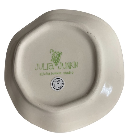 Julia Junkin | Yellow Olive Branch Appetizer Plates - Picture 2 of 4